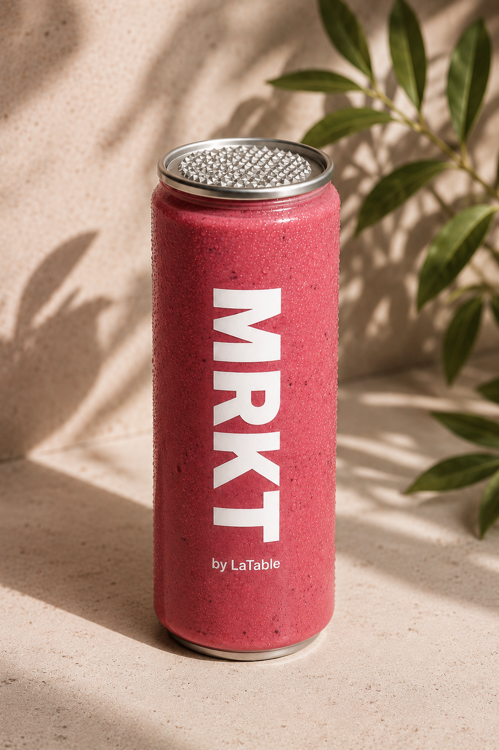 MRKT hallon och mango smoothie